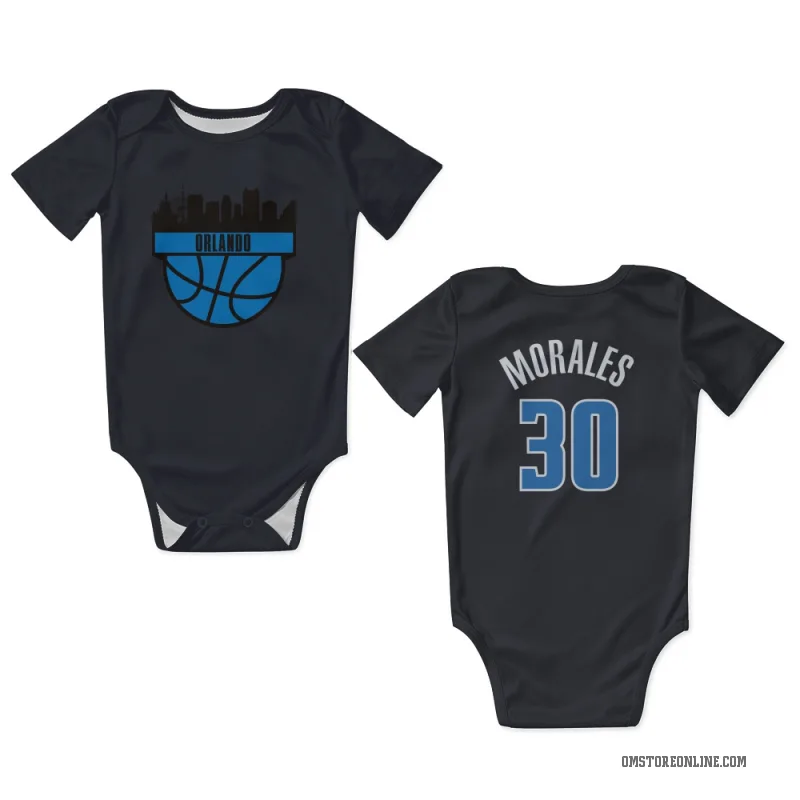 Alex Morales  Black Orlando Magic  Newborn & Infant Bodysuit