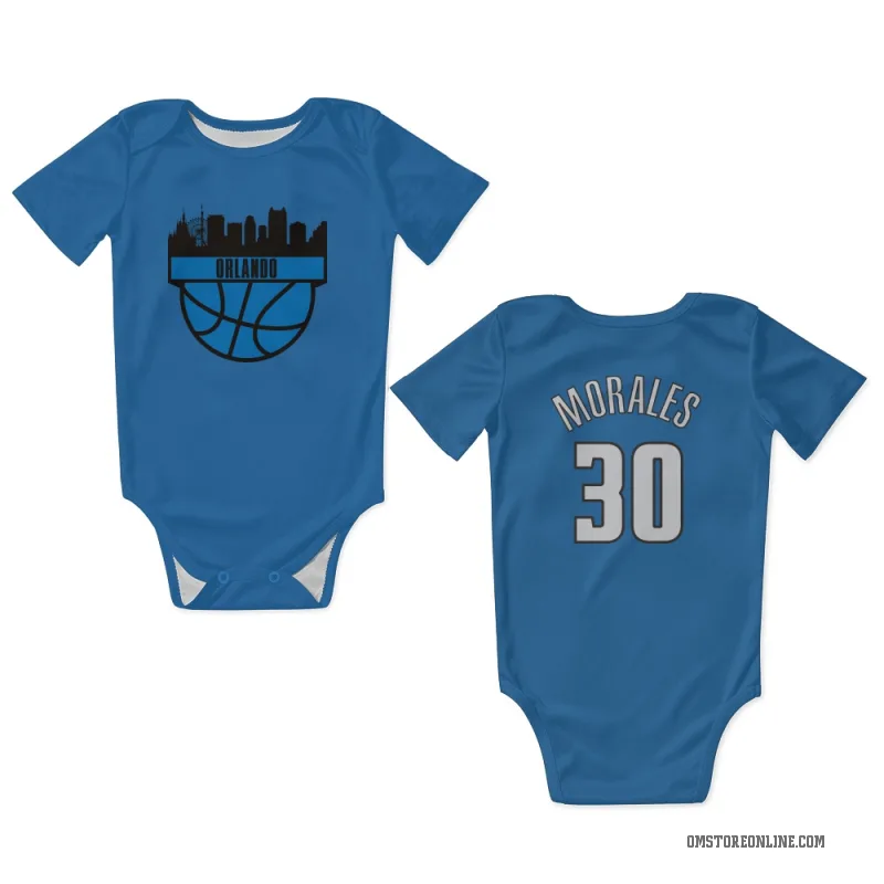 Alex Morales  Blue Orlando Magic  Newborn & Infant Bodysuit
