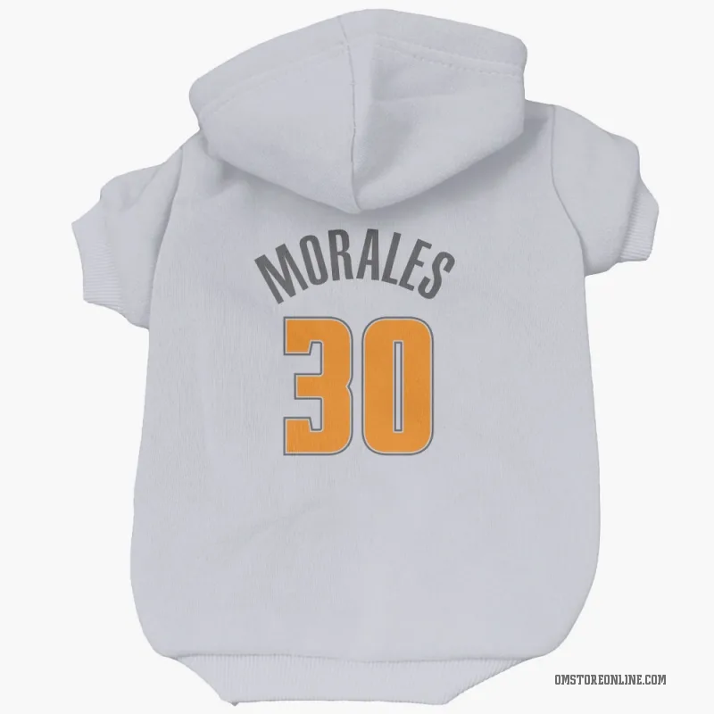 Alex Morales  White Orlando Magic  Cat & Dog Pet Hoodie