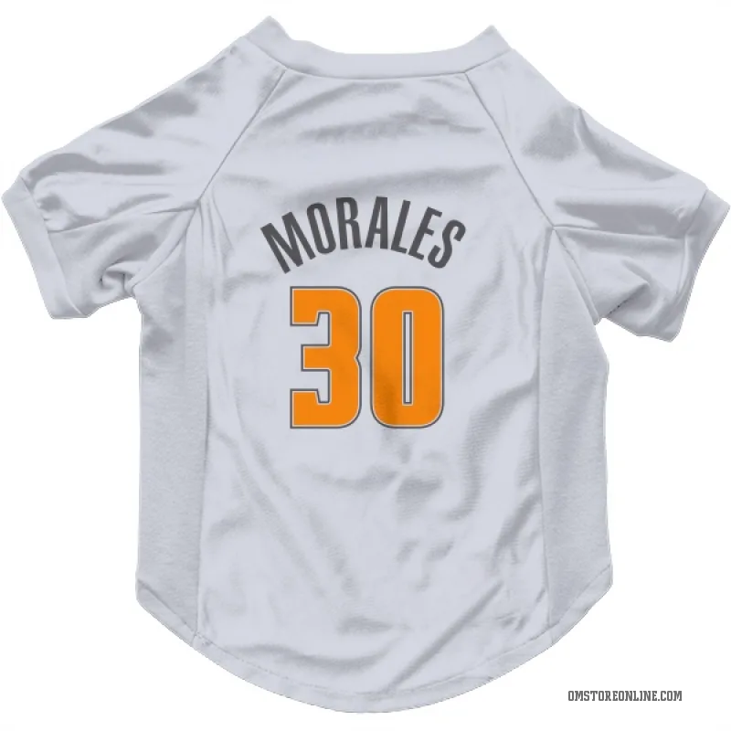 Alex Morales  White Orlando Magic  Cat & Dog Pet Jersey