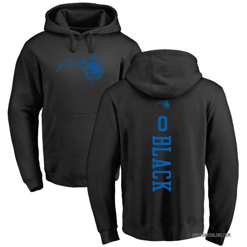 Anthony Black Men's Black Orlando Magic Branded One Color Backer Pullover Hoodie