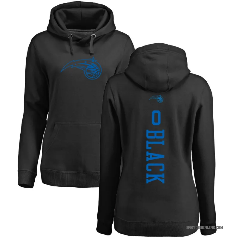 Anthony Black Women's Black Orlando Magic Branded One Color Backer Pullover Hoodie
