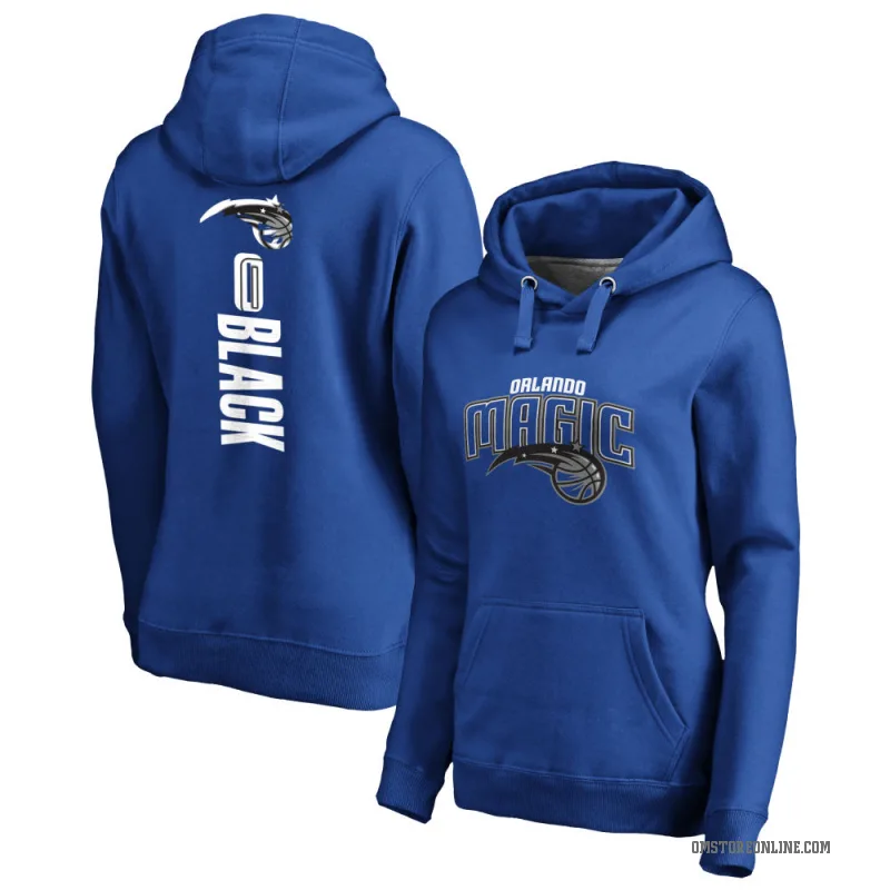 Anthony Black Women's Black Orlando Magic Branded Royal Backer Pullover Hoodie