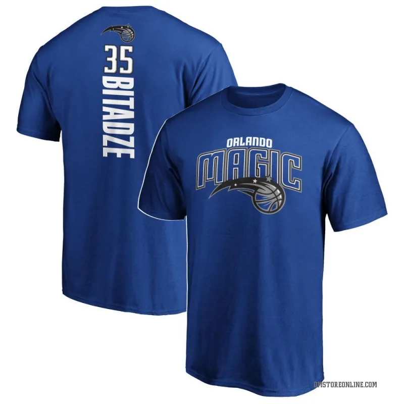 Goga Bitadze Men's Royal Orlando Magic Backer T-Shirt