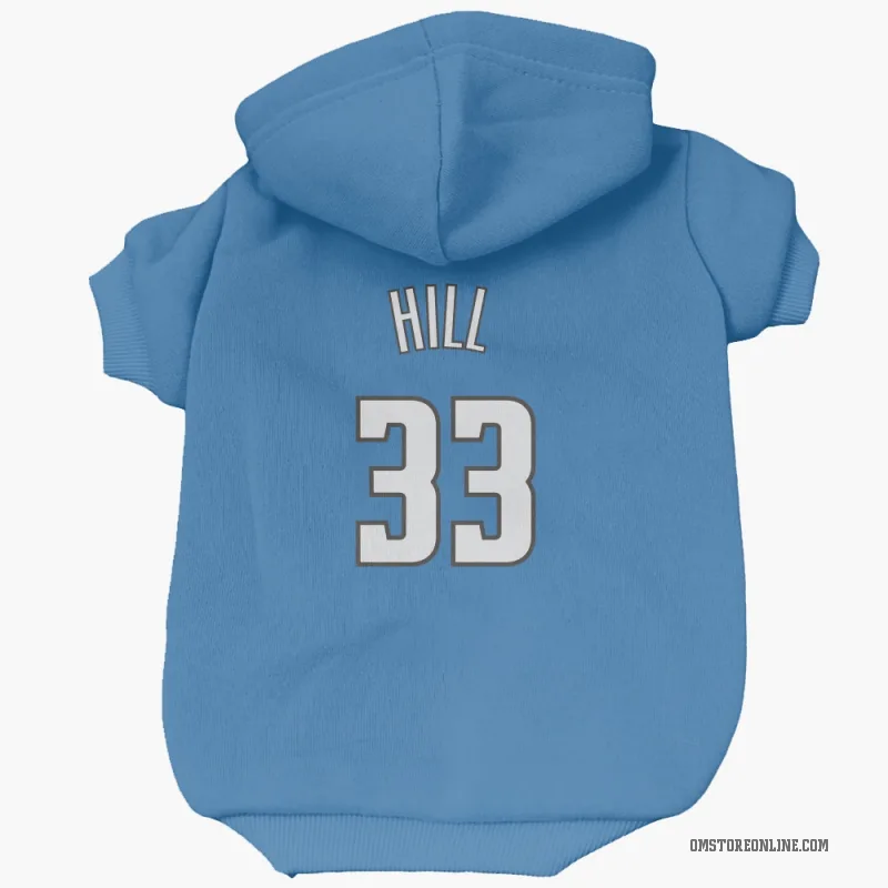 Grant Hill  Blue Orlando Magic  Cat & Dog Pet Hoodie