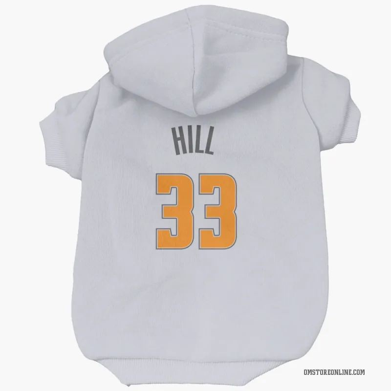Grant Hill  White Orlando Magic  Cat & Dog Pet Hoodie