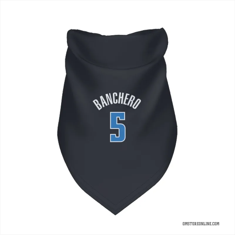 Paolo Banchero Black Orlando Magic Cat & Dog Pet Bandana
