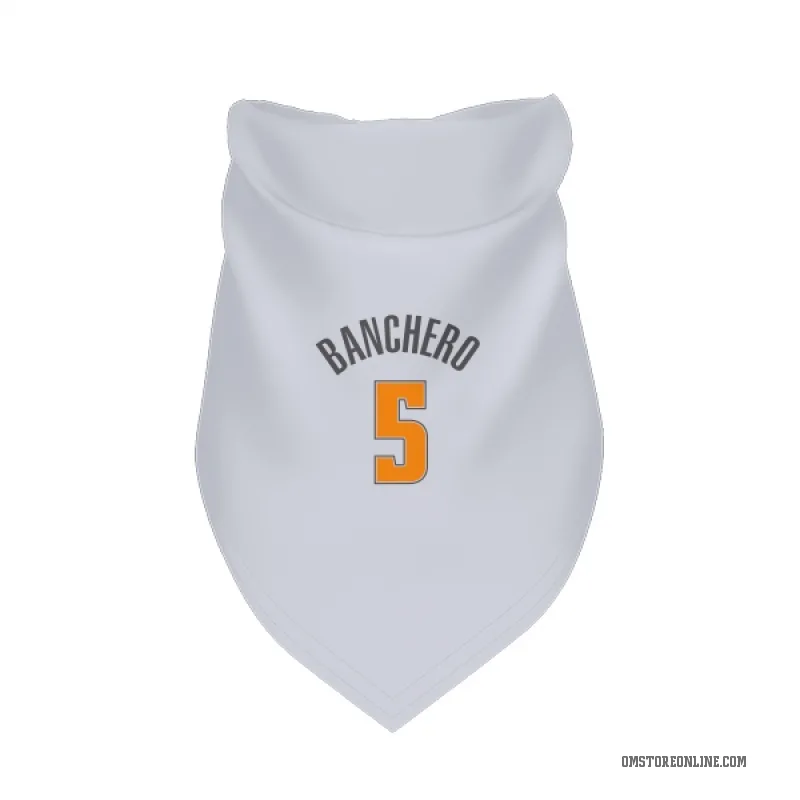 Paolo Banchero White Orlando Magic Cat & Dog Pet Bandana