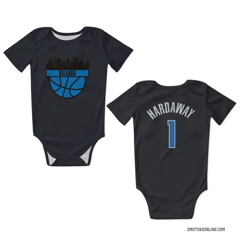 Penny Hardaway  Black Orlando Magic  Newborn & Infant Bodysuit