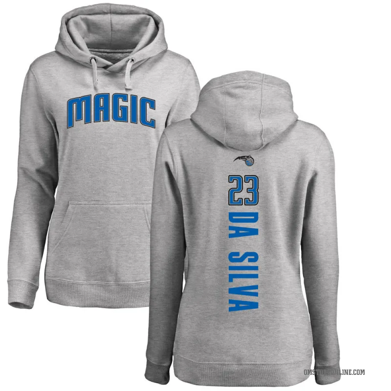 Tristan da Silva Women's Orlando Magic Branded Ash Backer Pullover Hoodie