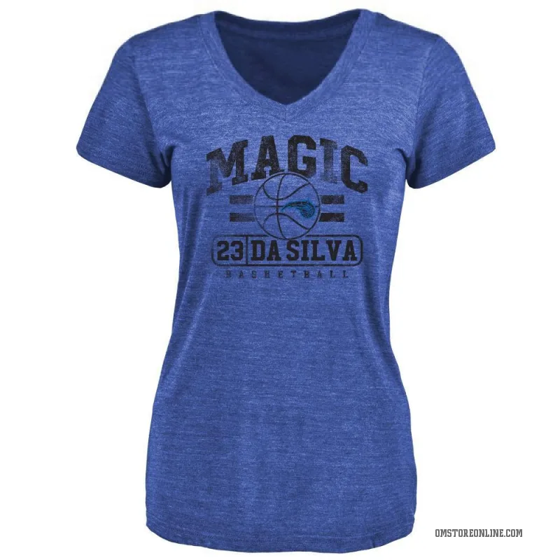 Tristan da Silva Women's Royal Orlando Magic Baseline T-Shirt